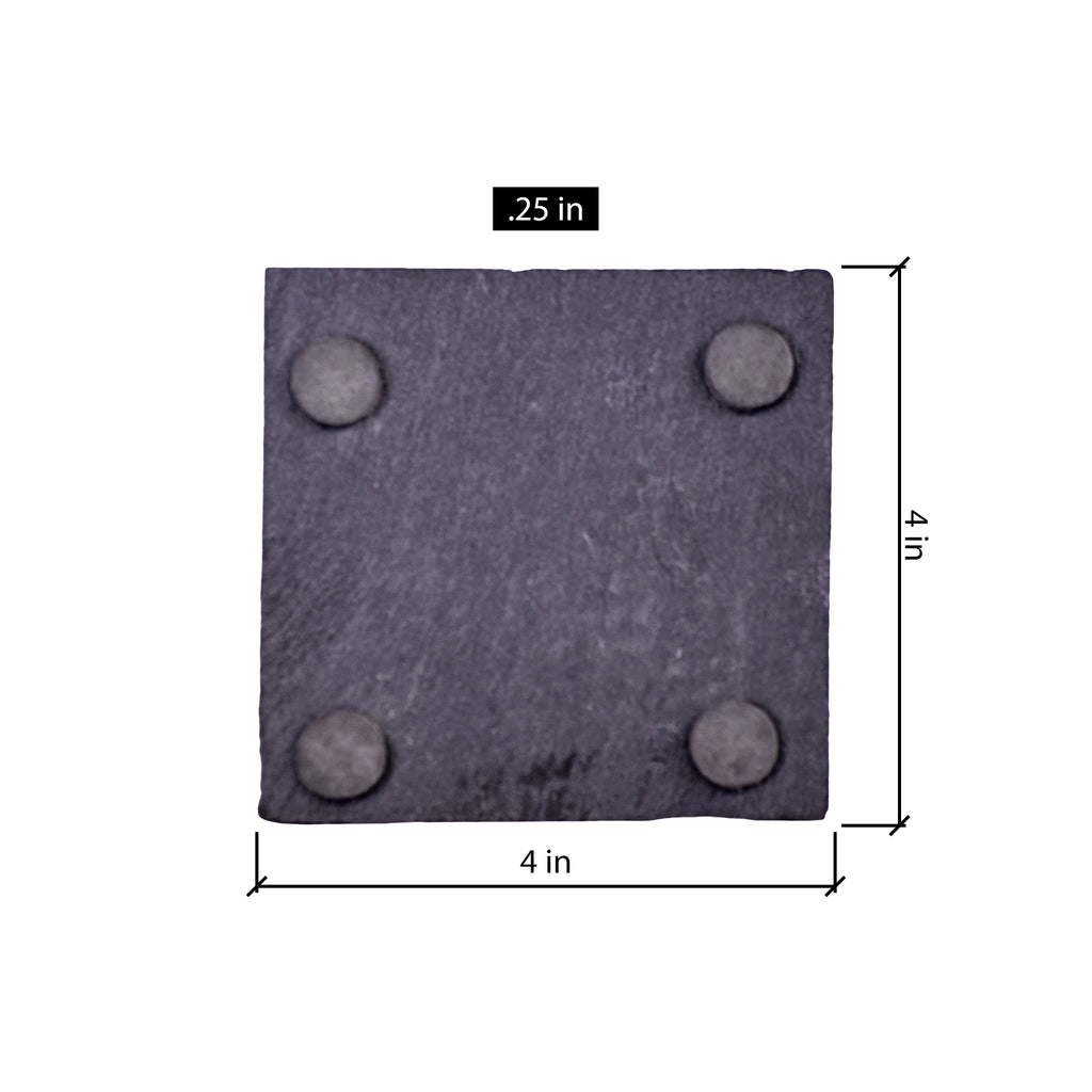 He Is Risen Matthew 28:6 Engraved Slate Coaster – Christian Easter Décor
