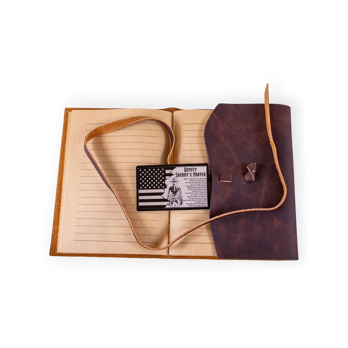 Deputy Sheriff’s Prayer Laser-Engraved Aluminum Wallet Card