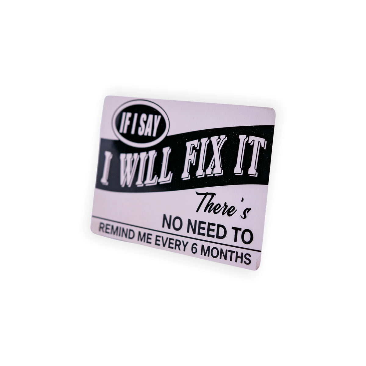 “I’ll Fix It” Funny Engraved Aluminum Wallet Card – Husband Gift