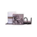 Praying Man and Dog Engraved Slate Coaster Set – Christian Dog Lover Gift