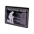 Police Officer’s Prayer Laser-Engraved Aluminum Wallet Card