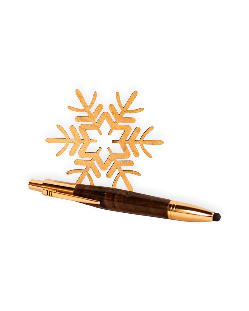 Wooden Snowflake Christmas Ornament – Rustic Holiday Décor