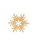 Wooden Snowflake Christmas Ornament – Rustic Holiday Décor