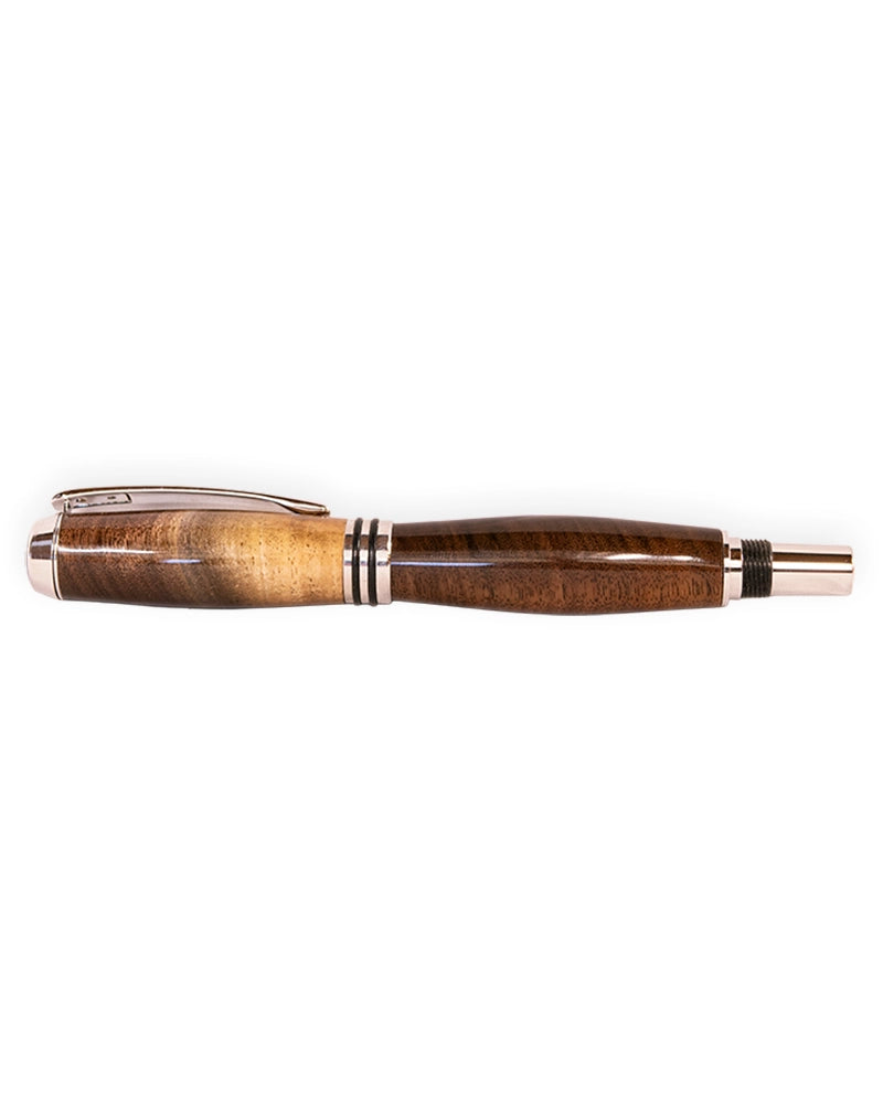 Tycoon Handcrafted Walnut Rollerball Pen – Executive Gift