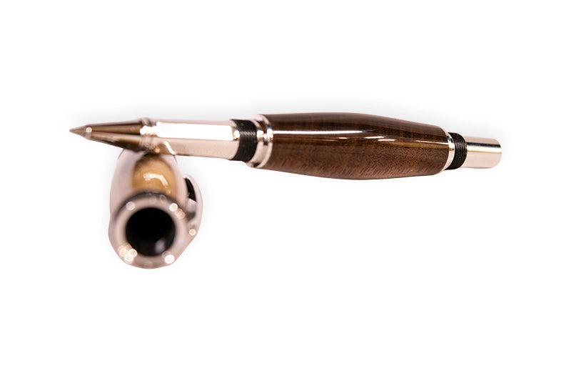 Tycoon Handcrafted Walnut Rollerball Pen – Executive Gift