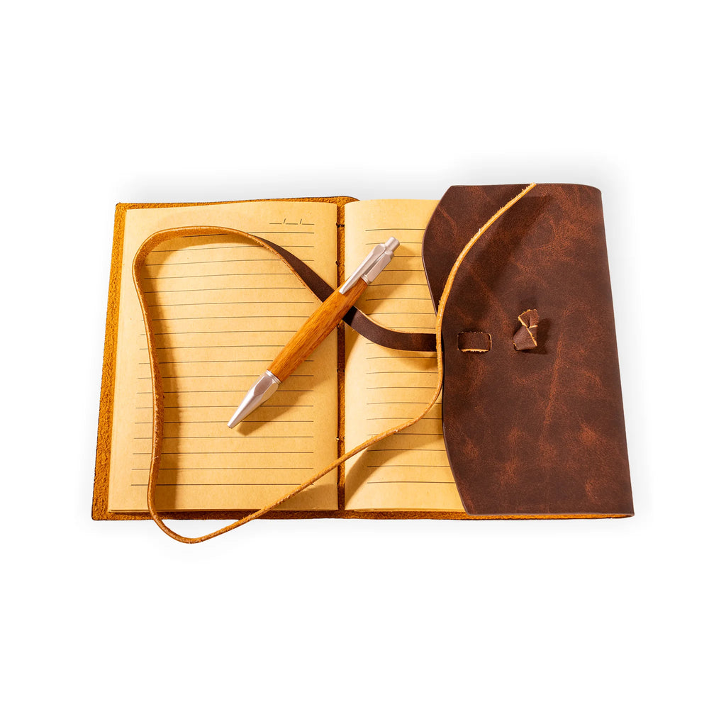 Handcrafted Light Wood Click Ballpoint Pen with Satin Silver Hardware