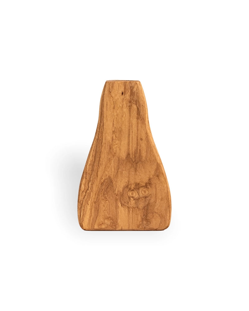Minimalist Wooden Single-Stem Bud Vase – Natural Home Décor
