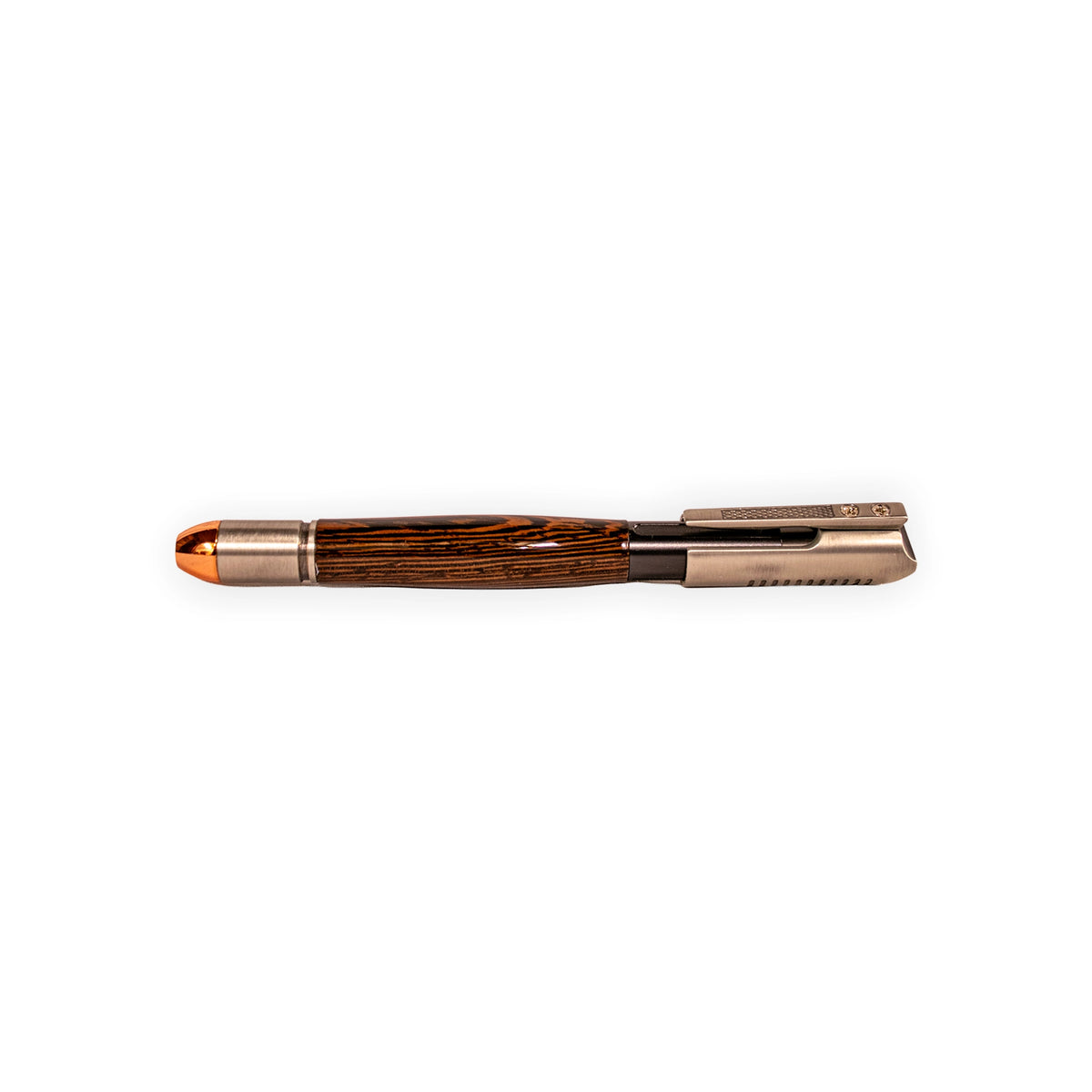 Semi-Auto Rifle Wood Ballpoint Pen – Satin Gunmetal Tactical Gift