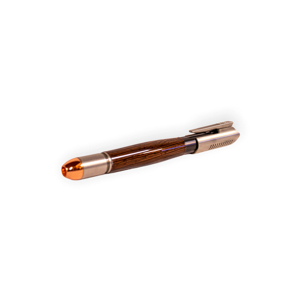 Semi-Auto Rifle Wood Ballpoint Pen – Satin Gunmetal Tactical Gift
