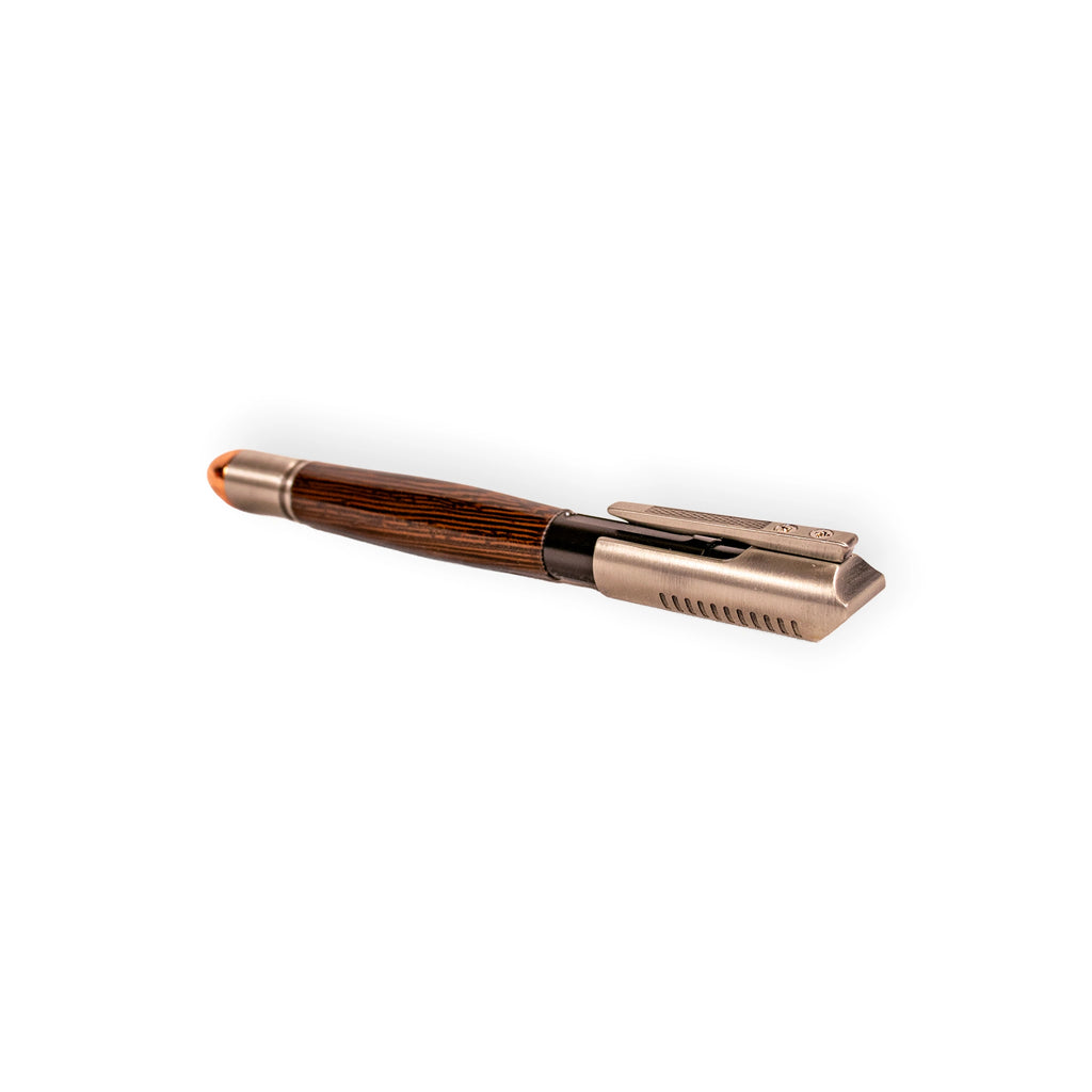 Semi-Auto Rifle Wood Ballpoint Pen – Satin Gunmetal Tactical Gift
