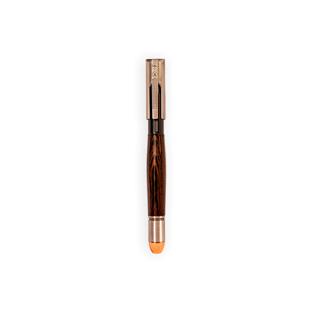 Semi-Auto Rifle Wood Ballpoint Pen – Satin Gunmetal Tactical Gift