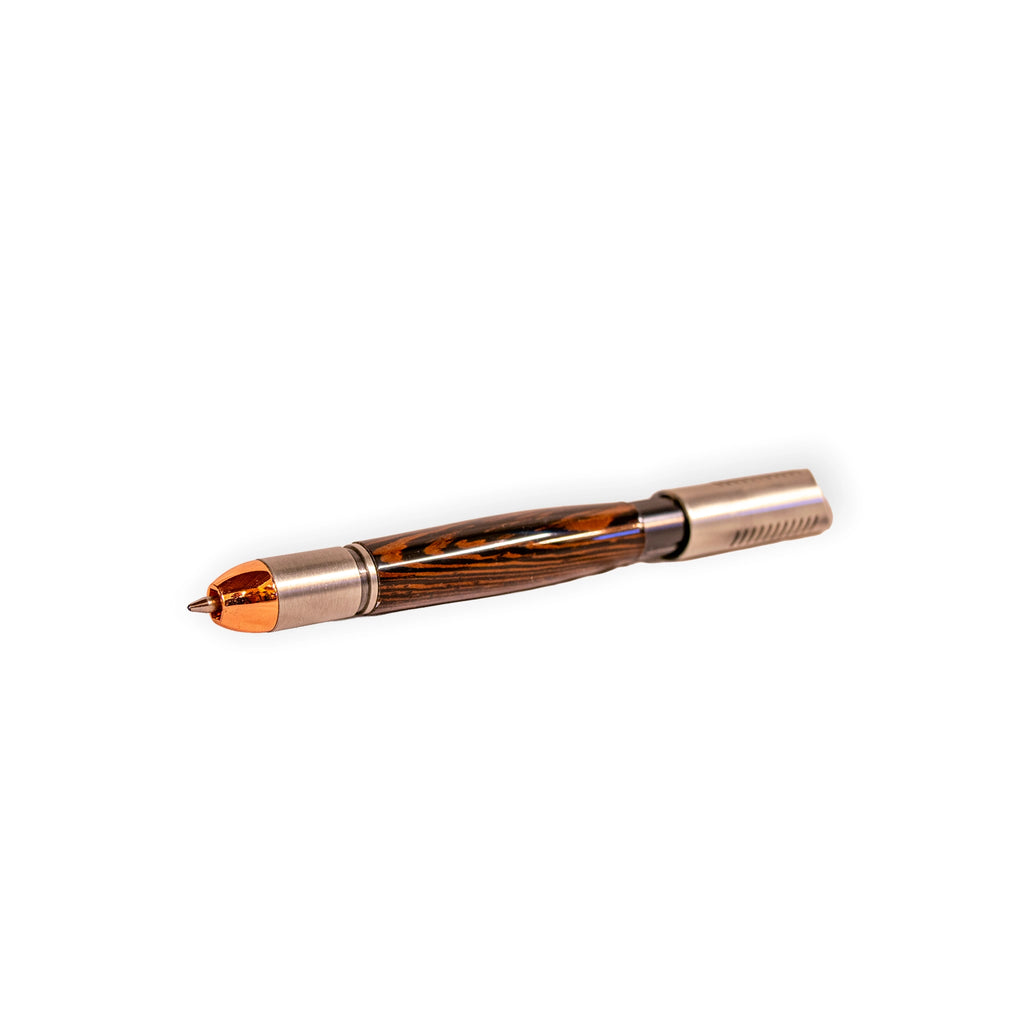 Semi-Auto Rifle Wood Ballpoint Pen – Satin Gunmetal Tactical Gift